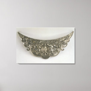 Handle van een Bord met de geboorte van Venus, Gal Canvas Afdruk