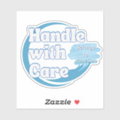 Handle With Care – Belongs to 'Name' Personalized Sticker (Vel)