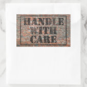 handle with care sticker (Tas)