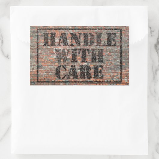 handle with care sticker (Tas)