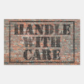 handle with care sticker (Voorkant)