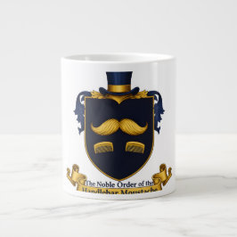Handlebar Moustache Gentleman's Coffee Mug Grote Koffiekop
