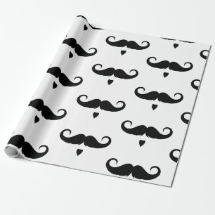 Handlebar Mustache Cadeaupapier