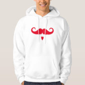  Handlebar Mustache Hoodie (Voorkant)