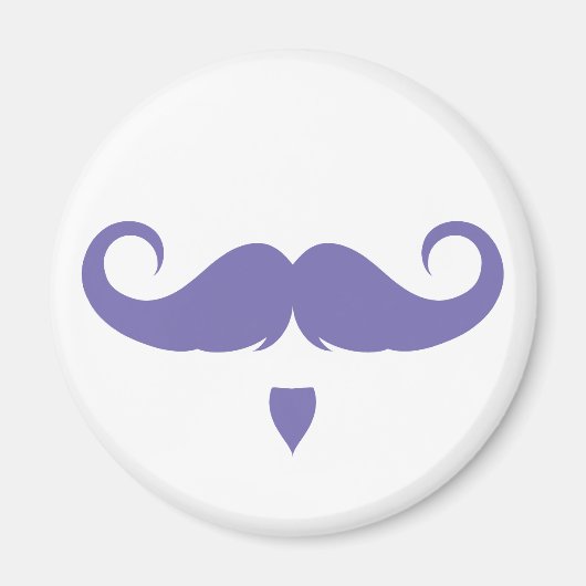 Handlebar Mustache Magneet (Voorkant)
