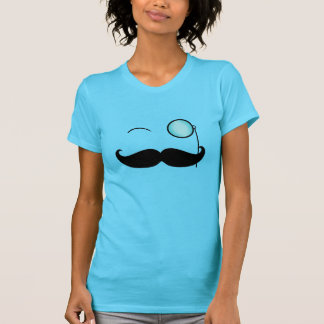 Handlebar Mustache & Monocle T-shirt