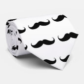 Handlebar Mustache/Mustache Stropdas (Opgerold)