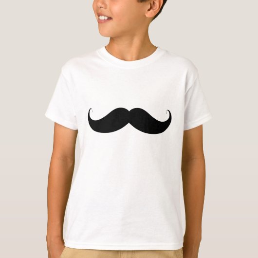 Handlebar Mustache/Mustache T-shirt (Voorkant)
