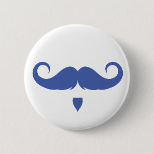  Handlebar Mustache Ronde Button 5,7 Cm
