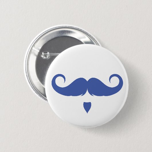  Handlebar Mustache Ronde Button 5,7 Cm (Voorkant /achterkant)