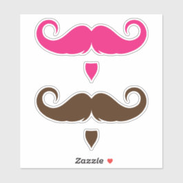  Handlebar Mustache Sticker