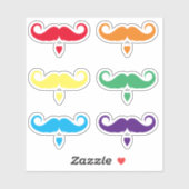  Handlebar Mustache Sticker Set (Vel)