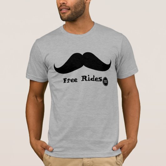 Handlebar Mustache T-shirt (Voorkant)