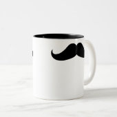 Handlebar Mustache Tweekleurige Koffiemok (Voorkant rechts)