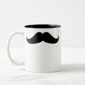 Handlebar Mustache Tweekleurige Koffiemok (Links)