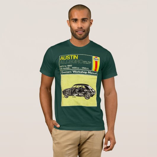 Handleiding Austin Allegro T-shirt (Voorkant volledig)
