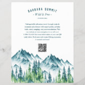 Handleiding Bergpine Forest Adventures Marketing Flyer (Voorkant)