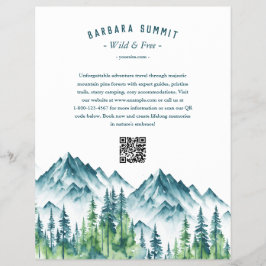 Handleiding Bergpine Forest Adventures Marketing Flyer