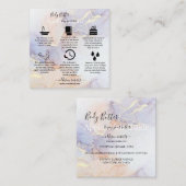 Handleiding voor applicatie body Butter Moderne El Vierkante Visitekaartje (Voorkant / Achterkant)