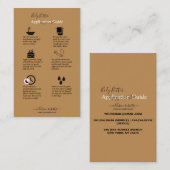 Handleiding voor applicatie voor body Butter Moder Visitekaartje (Voorkant / Achterkant)