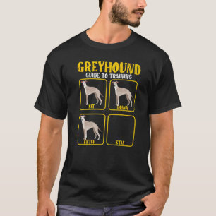 handleiding voor griezelige whippet dog training g t-shirt