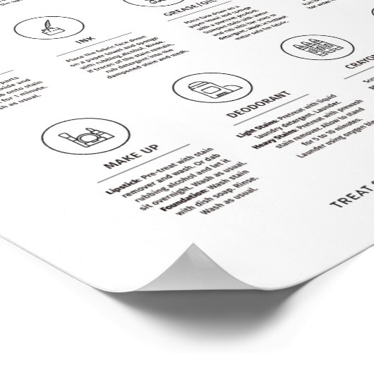 Handleiding voor het verwijderen van de ruimte in poster (Hoek)