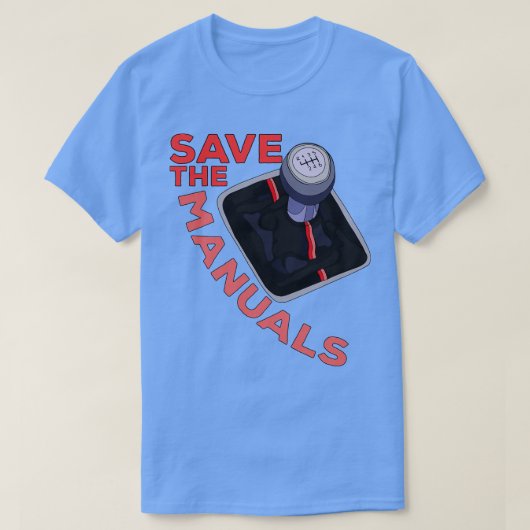 Handleidingen opslaan 1 t-shirt (Design voorkant)