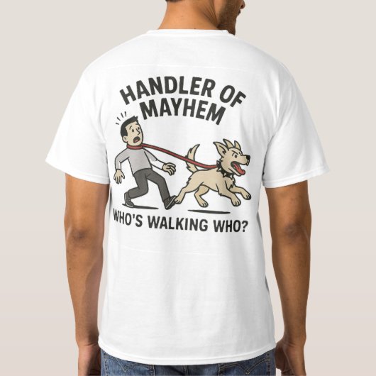 Handler of Mayhem  T-shirt (Achterkant)