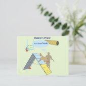 Handler's Prayer Touch Briefkaart (Staand voorkant)