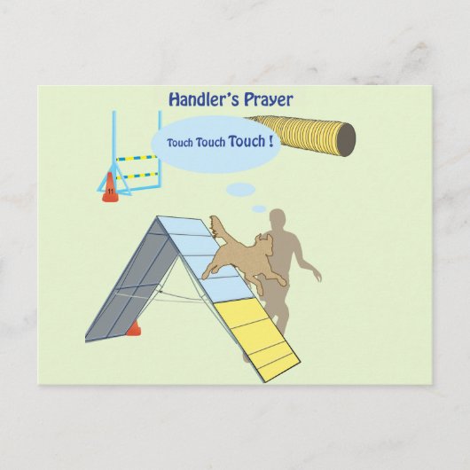 Handler's Prayer Touch Briefkaart (Voorkant)