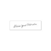 Handletter onderschrift script elegant  zelfinktende stempel (Design)