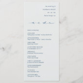 Handlettered Schrift "We Do" Huwelijksceremonie Programmakaart (Voorkant)