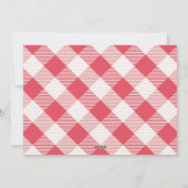 Handletteren Kerstmis Merry and Bright Snapshots Feestdagenkaart (Achterkant)