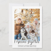 Handletteren Merrier Together Verticale Foto (Voorkant)