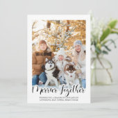 Handletteren Merrier Together Verticale Foto (Staand voorkant)