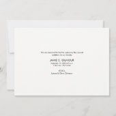 Handlettering die de Foto van de Baby van de Douan Aankondiging (Achterkant)