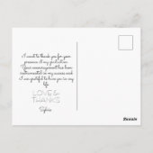 Handlettering Diploma Dank Je Briefkaart (Achterkant)