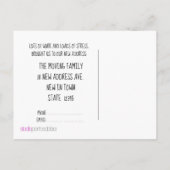 Handlettering nieuwe kerstkaart aankondigingskaart (Achterkant)