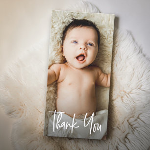 Handlettering Op Maat Gemaakte Boeklegger Baby Sho Bedankkaart