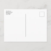 Handlettering Script Dank u Baby Foto Geboorte Aankondigingskaart (Achterkant)