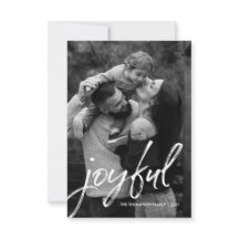 Handlettering Script Joyful Family Foto Aangepast