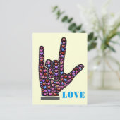 Handliefhebber Briefkaart (Staand voorkant)