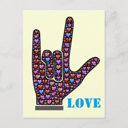 Handliefhebber Briefkaart (Voorkant)