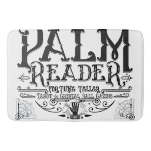 Handlijner Vintage Magie Waarzegger Bord Badmat