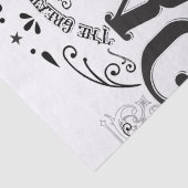 Handlijner Vintage Magie Waarzegger Halloween Tissuepapier (Detail)
