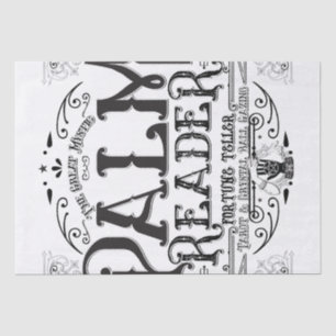 Handlijner Vintage Magie Waarzegger Halloween Tissuepapier