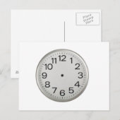 Handloze klok briefkaart (Voorkant / Achterkant)