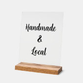 Handmade and Local Craft Fair Table Acryl Bord (Hoek)