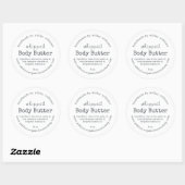 Handmade Body Butter Organic Business Label (Vel)