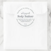 Handmade Body Butter Organic Business Label (Tas)